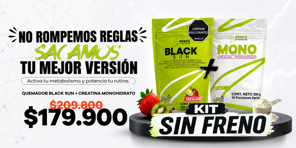 Black Sun + Creatina Colombia | Combo Space of Nutrition