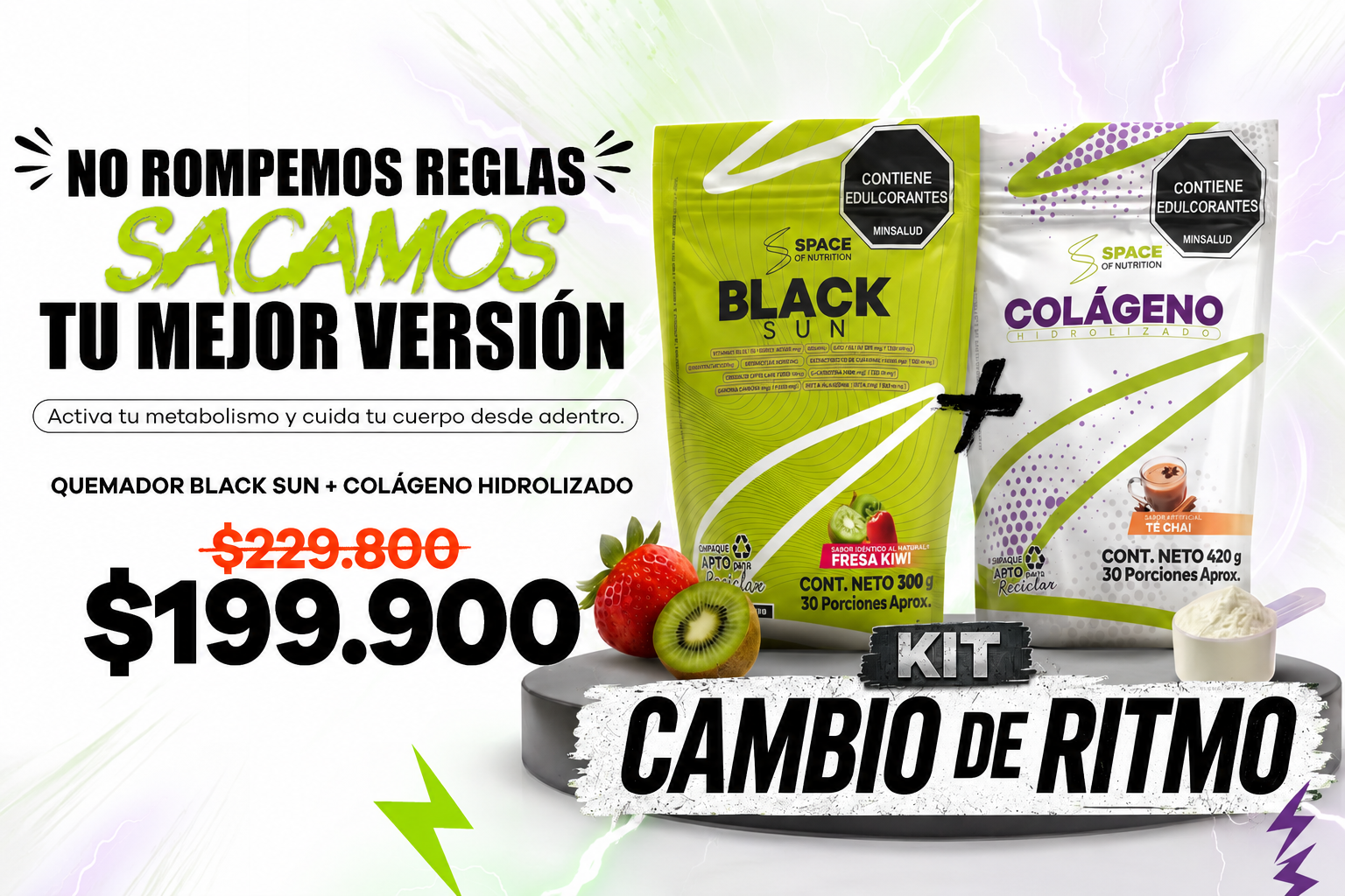 Black Sun + Colágeno Hidrolizado | Combo Bienestar y Cuidado Diario