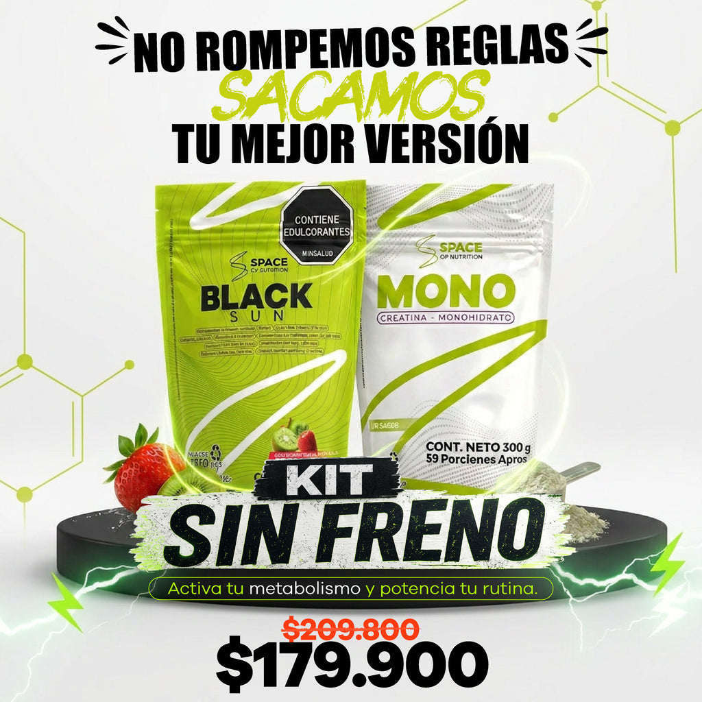 Black Sun + Creatina Colombia | Combo Space of Nutrition